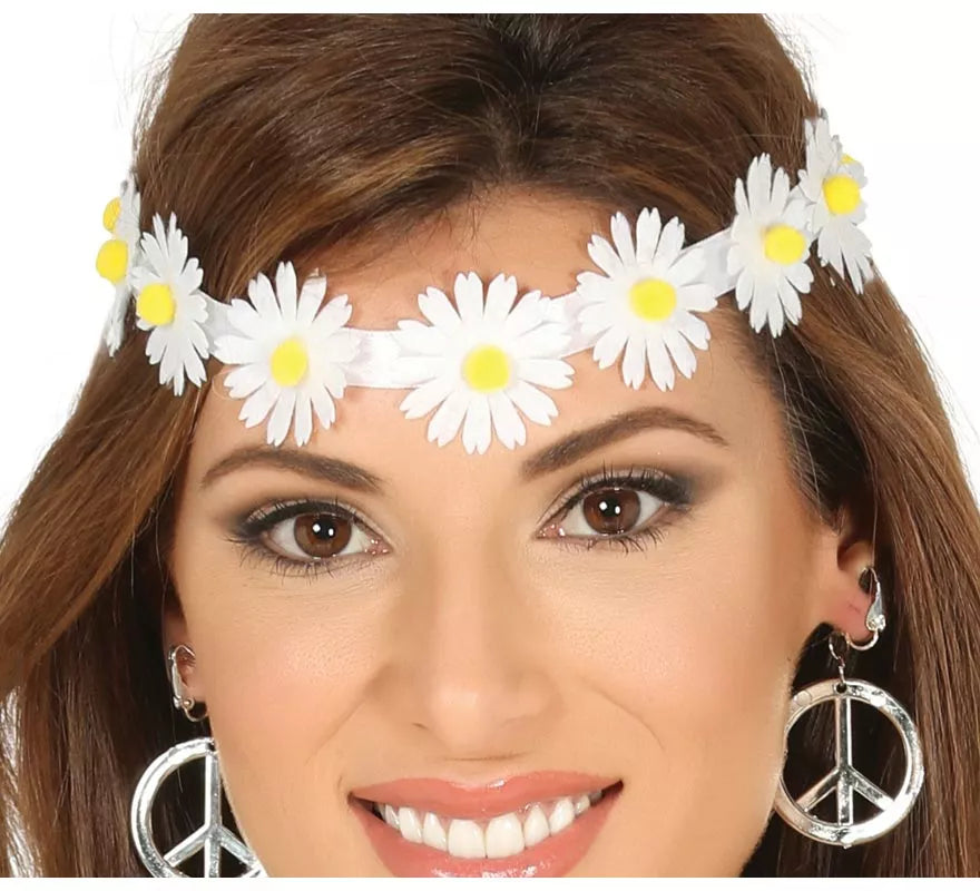 Translation missing: pt-PT.Diadema o Cinta con Flores Blancas