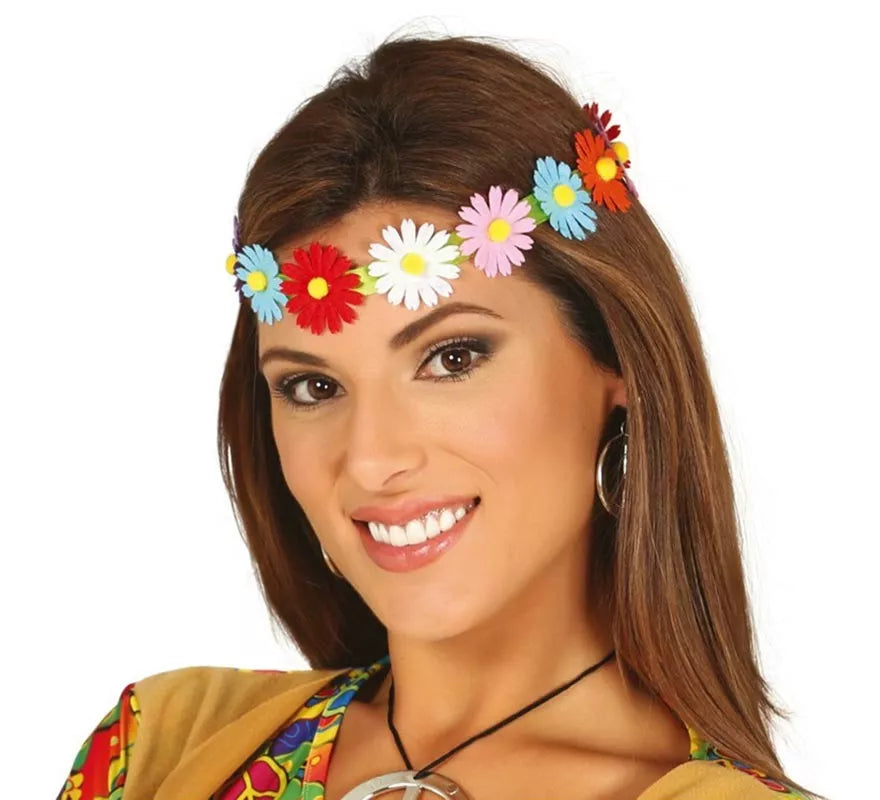 Translation missing: pt-PT.Diadema o Cinta con Flores Multicolor