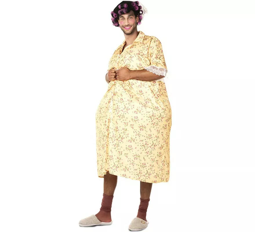 Disfraz de Abuela exhibicionista para hombre