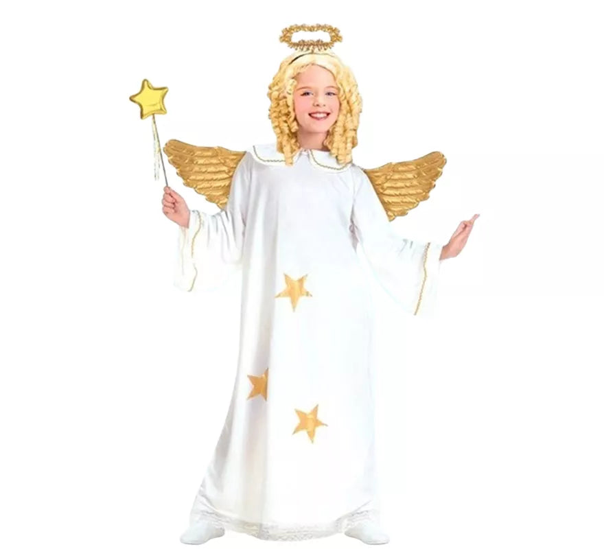 Translation missing: pt-PT.Disfraz de Ángel con Estrellas para niños