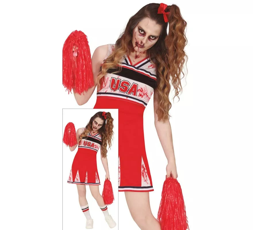 Translation missing: pt-PT.Disfraz de Animadora Cheerleader Zombie