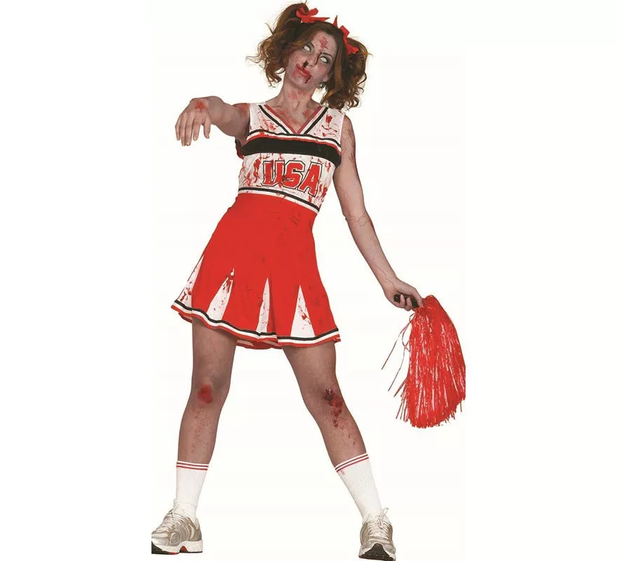Translation missing: pt-PT.Disfraz de Animadora Cheerleader Zombie
