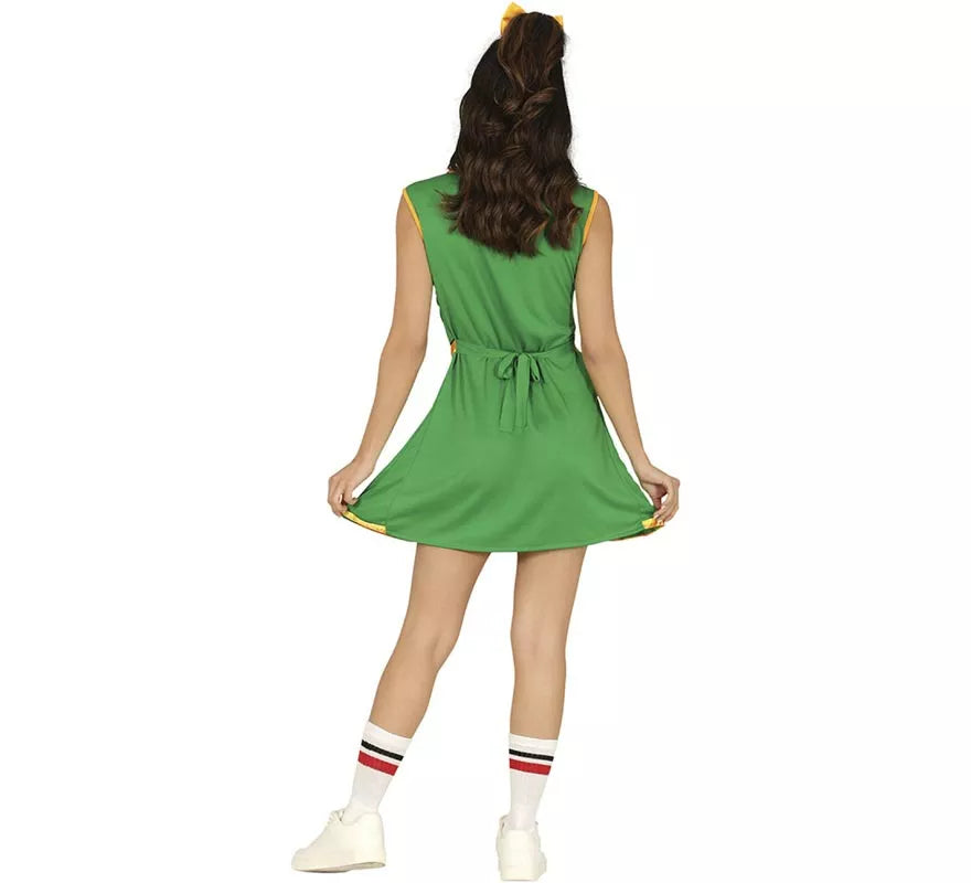 Translation missing: pt-PT.Disfraz de Animadora verde para mujer