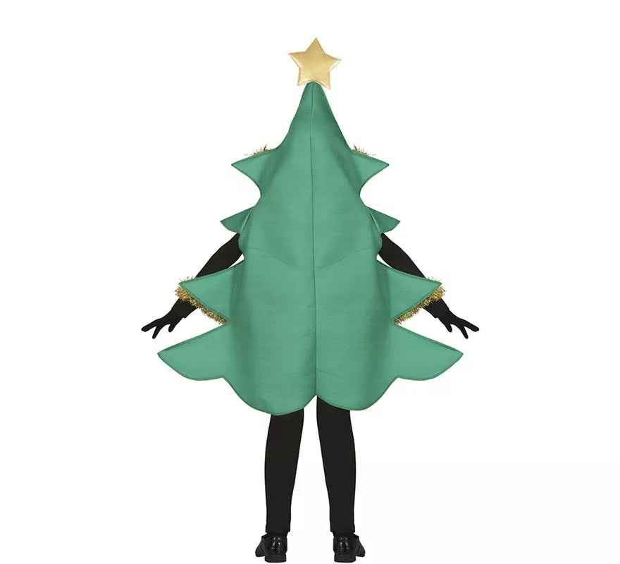 Translation missing: pt-PT.Disfraz de Árbol de Navidad decorado con estrella para niños