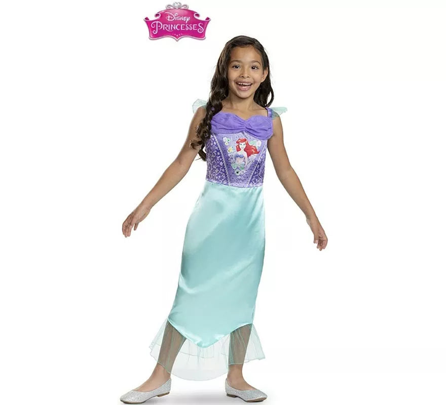 Translation missing: pt-PT.Disfraz de Ariel La Sirenita básico para niña