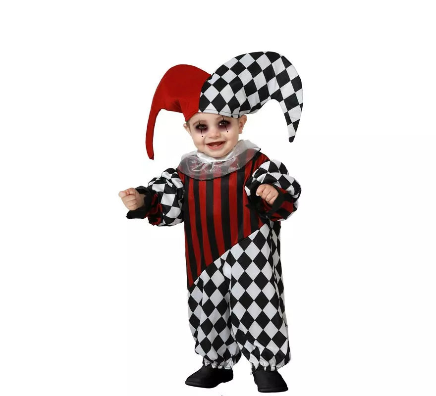 Translation missing: pt-PT.Disfraz de Arlequin Siniestro para niño y bebé