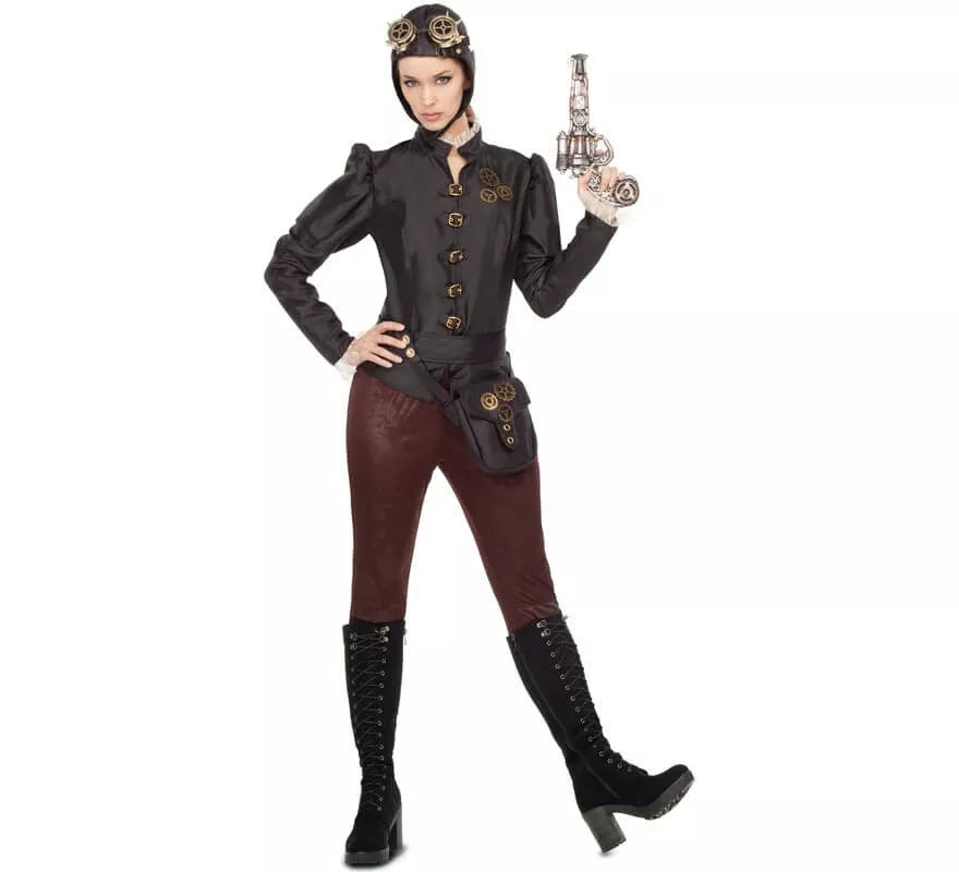 Translation missing: pt-PT.Disfraz de Aviadora Steampunk para mujer