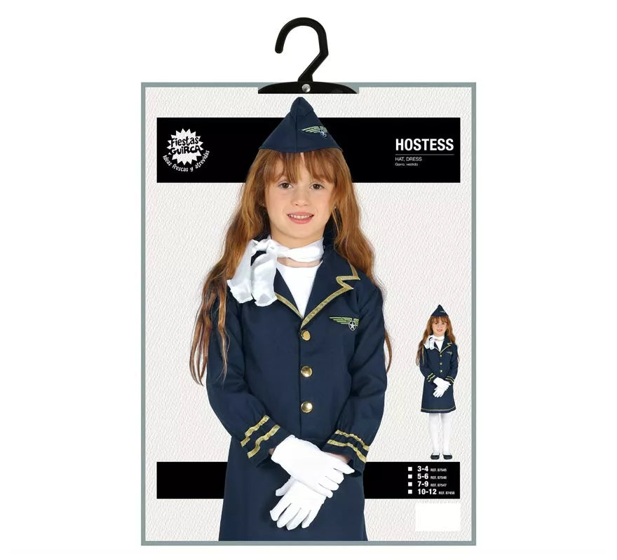 Translation missing: pt-PT.Disfraz de Azafata de Vuelo para niña