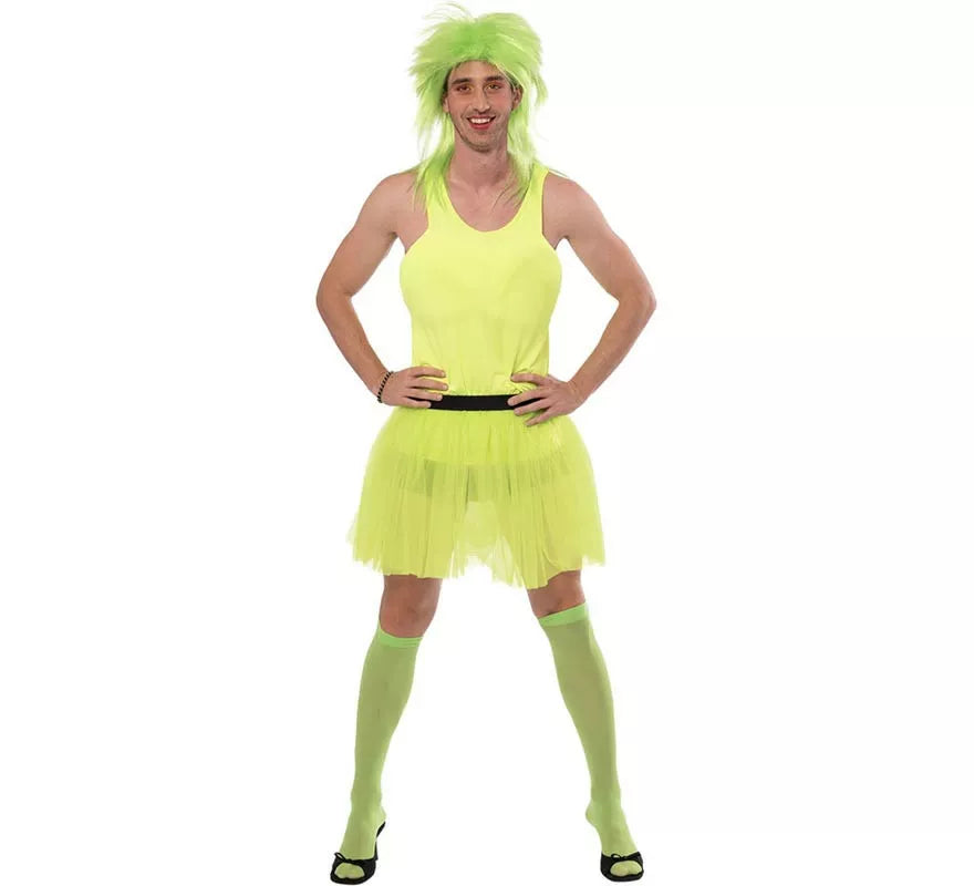 Translation missing: pt-PT.Disfraz de Bailarina verde para hombre