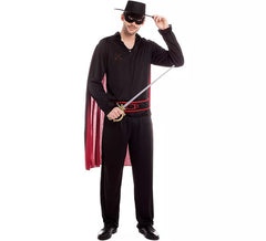 Fato de Bandit Z preto com capa para homem