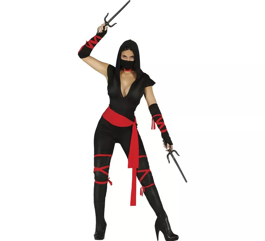 Translation missing: pt-PT.Disfraz de Black Ninja para mujer