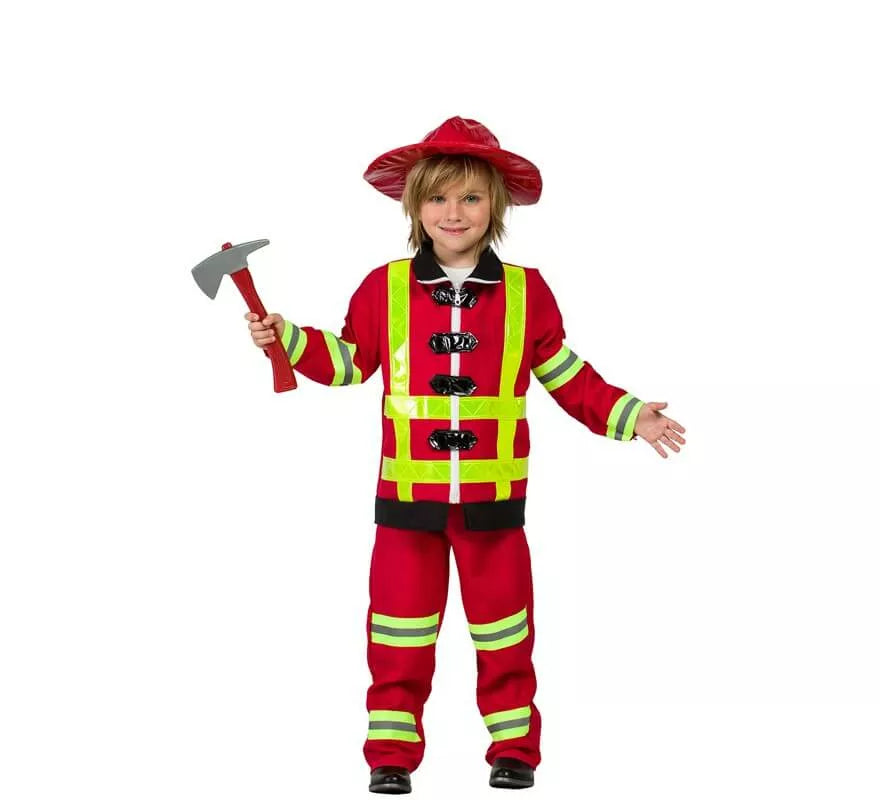 Translation missing: pt-PT.Disfraz de Bombero Rojo para niño