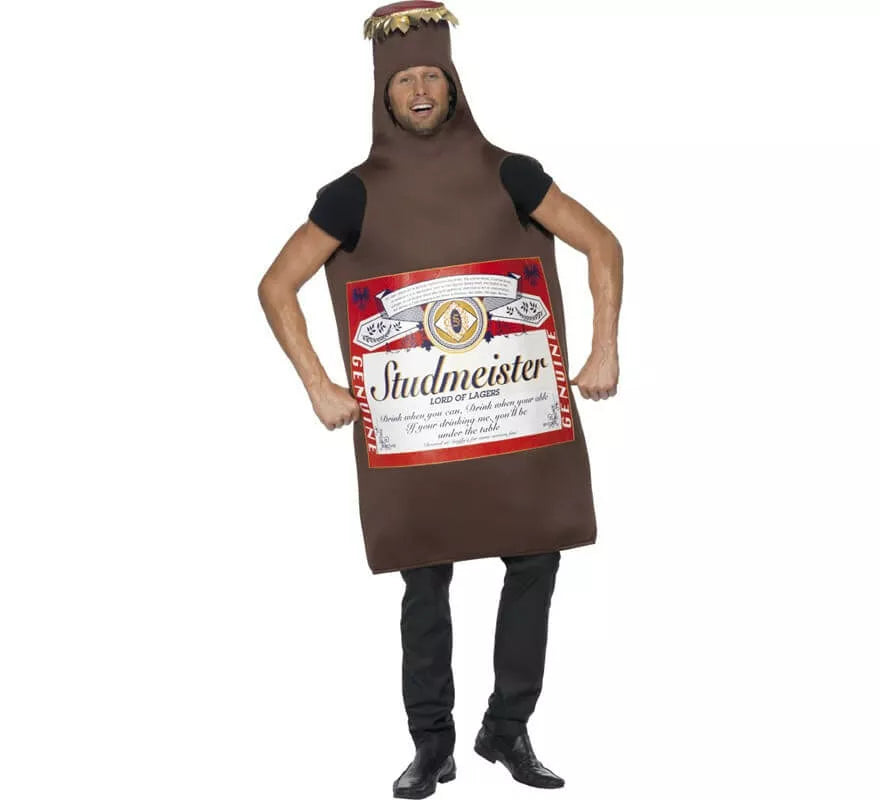 Translation missing: pt-PT.Disfraz de Botellín de Cerveza Studmeister para adultos