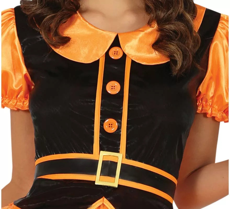 Translation missing: pt-PT.Disfraz de Bruja naranja para mujer