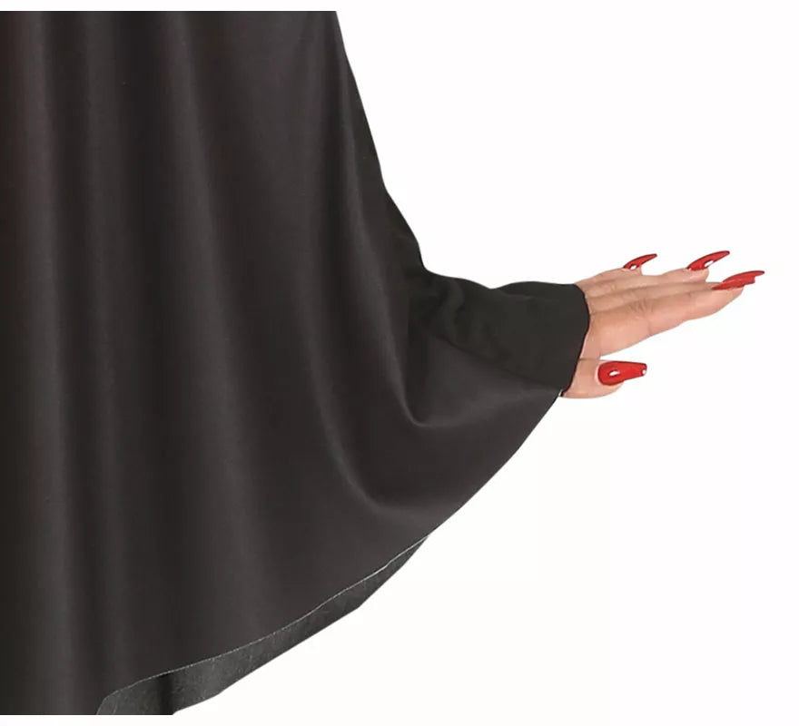 Translation missing: pt-PT.Disfraz de Calabaza en Poncho Negro para mujer