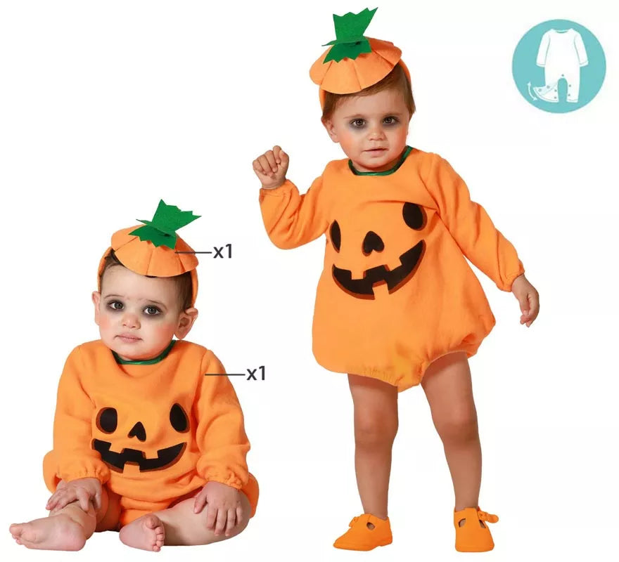 Translation missing: pt-PT.Disfraz de Calabaza Naranja para niña y bebé