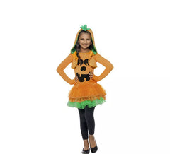 Fato de abóbora Tutu para menina