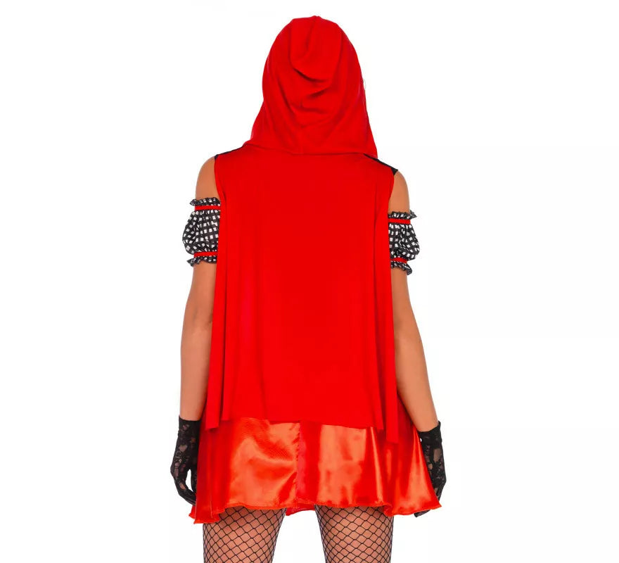 Translation missing: pt-PT.Disfraz de Caperucita Roja Corsé para mujer