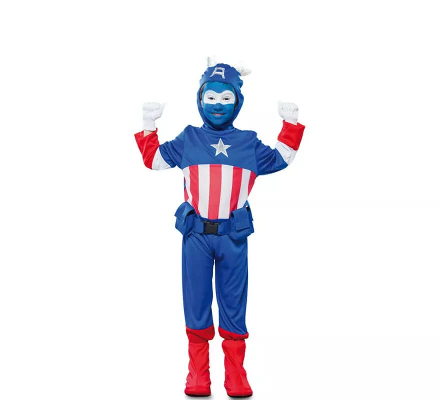Translation missing: pt-PT.Disfraz de Capitán azul para niño