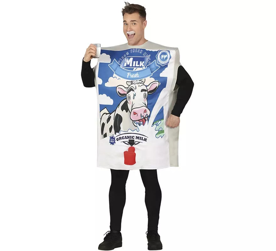 Translation missing: pt-PT.Disfraz de Cartón de Leche adulto
