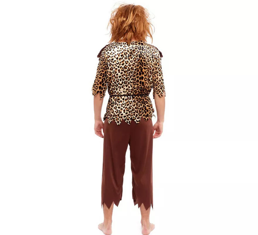 Translation missing: pt-PT.Disfraz de Cavernícola Animal Print para hombre