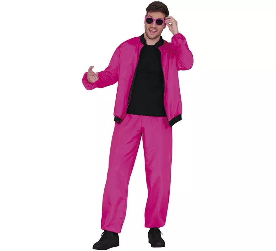 Translation missing: pt-PT.Disfraz de Chándal fucsia neón para hombre