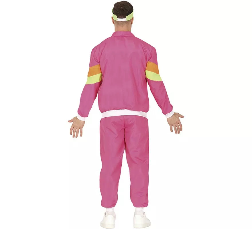 Translation missing: pt-PT.Disfraz de Chándal rosa y amarillo neón para hombre