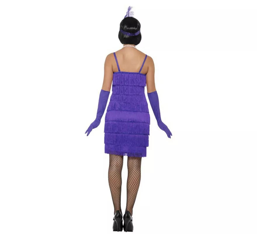 Translation missing: pt-PT.Disfraz de Chica de los Años 20 morado para mujer