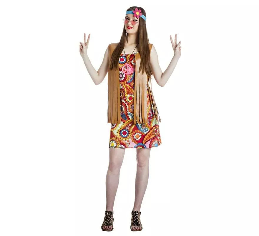 Translation missing: pt-PT.Disfraz de Chica Hippie para mujer