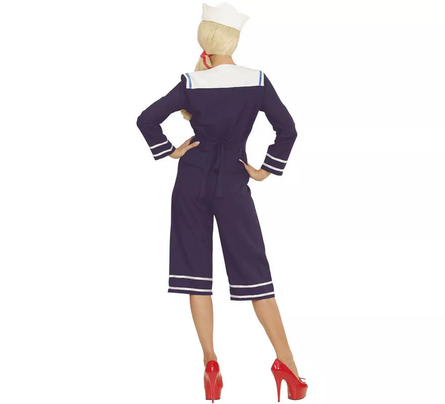 Translation missing: pt-PT.Disfraz de Chica Marinera Pin Up Años 50 para mujer