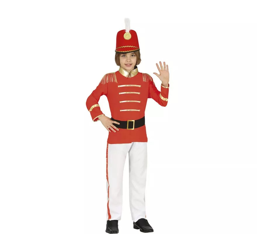 Translation missing: pt-PT.Disfraz de Chico Majorette Rojo para niño