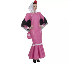 Fato de Chulapa rosa para mulher