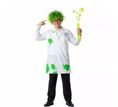 Fato de cientista louco para adulto