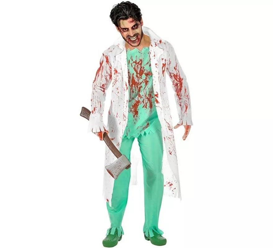 Translation missing: pt-PT.Disfraz de Cirujano Zombie para adultos