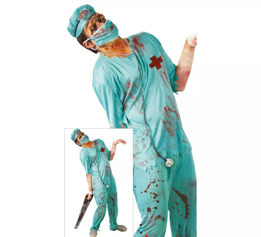 Translation missing: pt-PT.Disfraz de Cirujano Zombie para hombre
