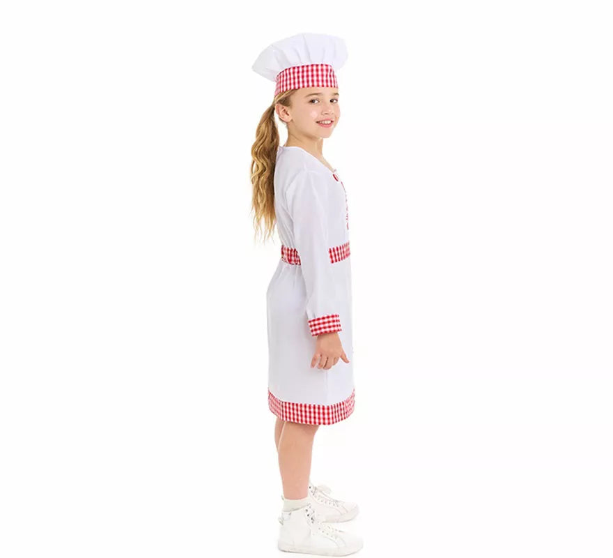 Translation missing: pt-PT.Disfraz de Cocinera Chef para niña