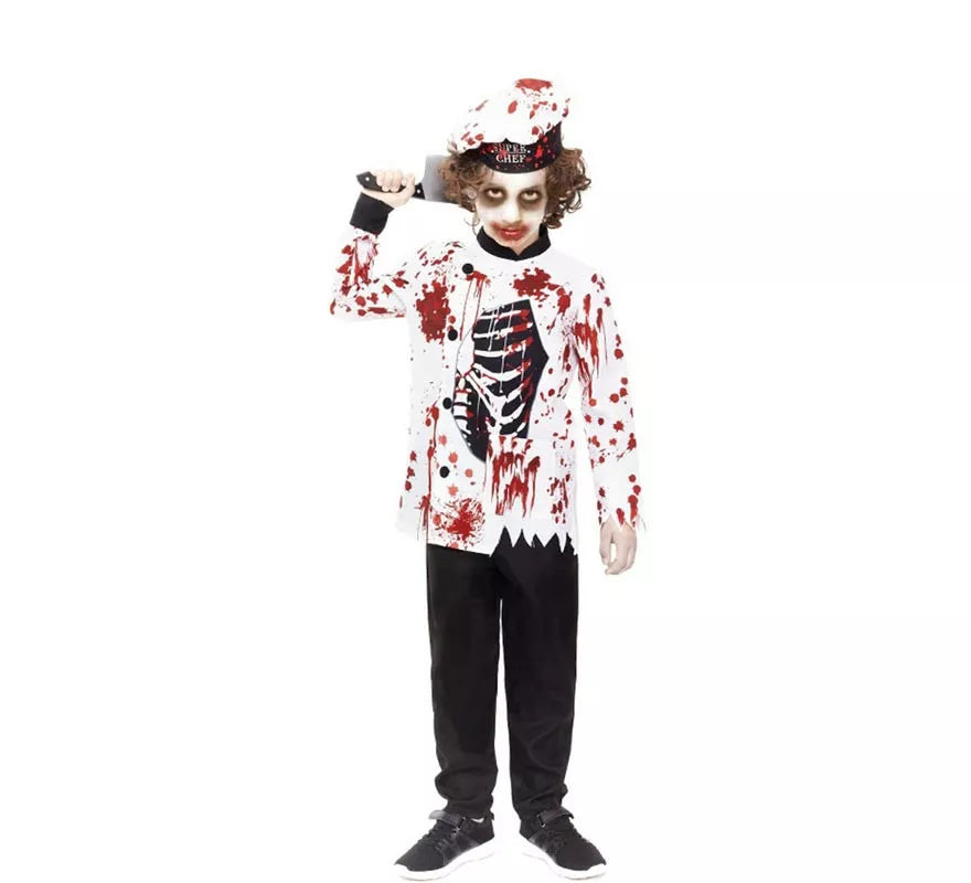 Translation missing: pt-PT.Disfraz de Cocinero Zombie para niños