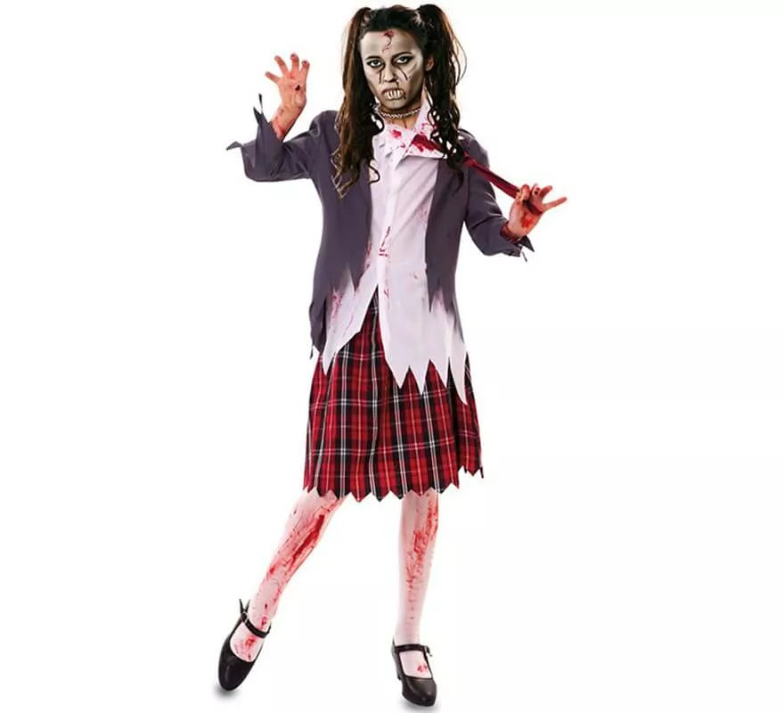 Translation missing: pt-PT.Disfraz de Colegiala Zombie para mujer