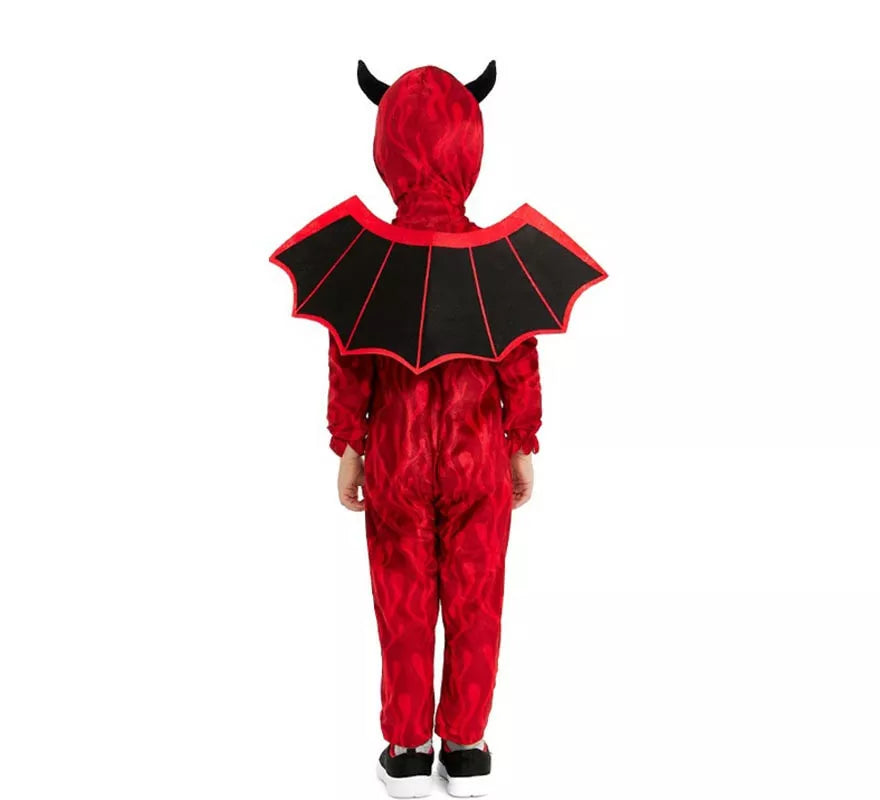 Translation missing: pt-PT.Disfraz de Diablillo rojo con diadema y alas para bebé y niño