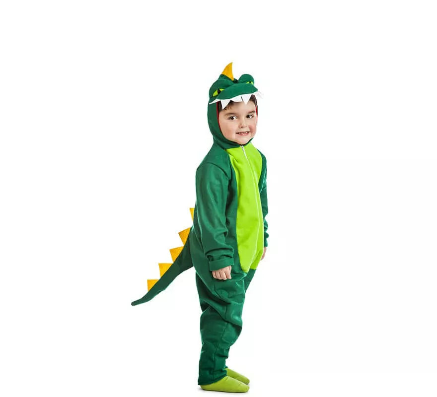 Translation missing: pt-PT.Disfraz de Dinosaurio verde para niños