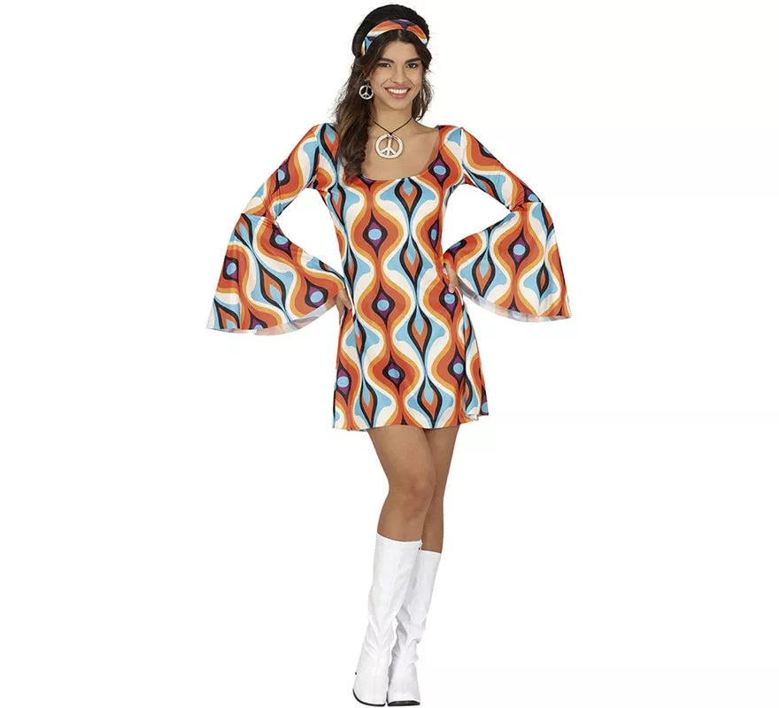 Translation missing: pt-PT.Disfraz de Disco Años 70 vestido para mujer