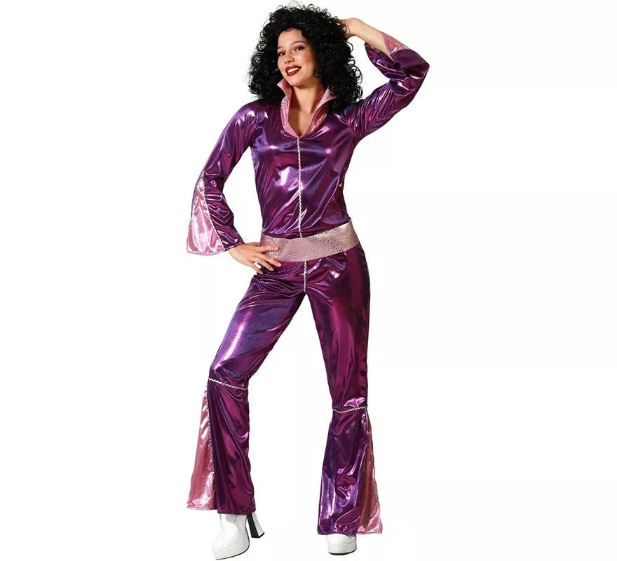 Translation missing: pt-PT.Disfraz de Disco Fucsia para mujer