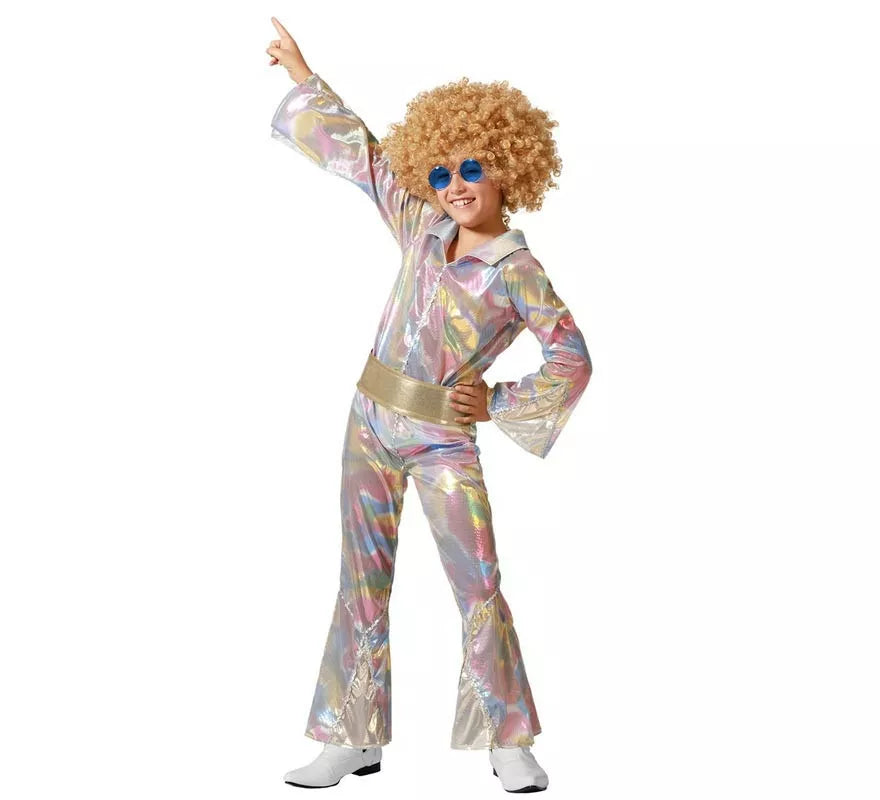 Translation missing: pt-PT.Disfraz de Disco multicolor para niños