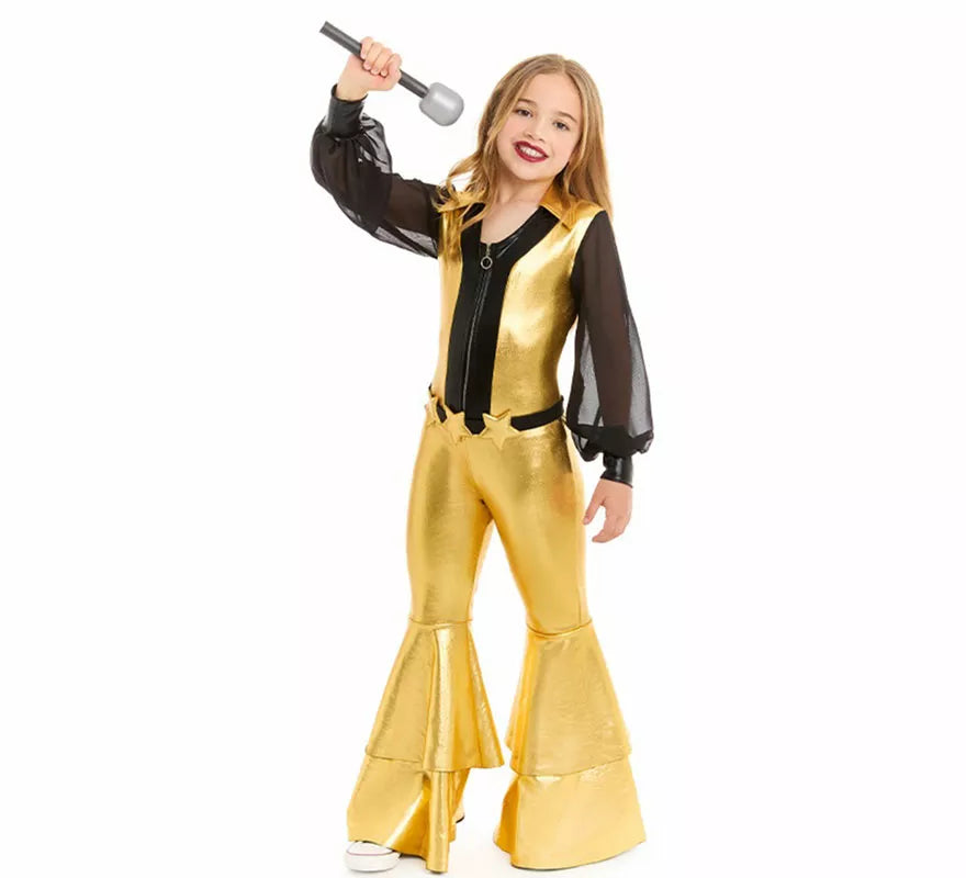 Translation missing: pt-PT.Disfraz de Disco oro para niña