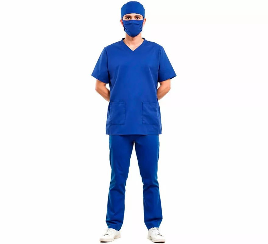 Translation missing: pt-PT.Disfraz de Doctora azul para adulto
