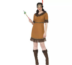 Fato de Indian Maiden para mulher