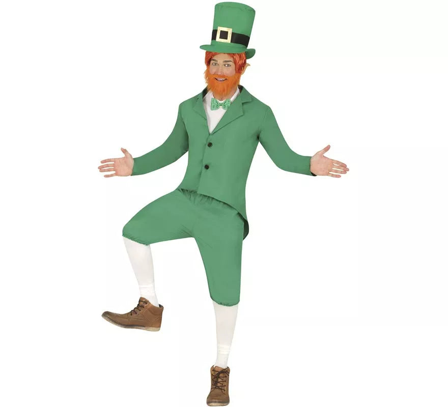 Translation missing: pt-PT.Disfraz de Duende verde Irlandés Leprechaun para hombre