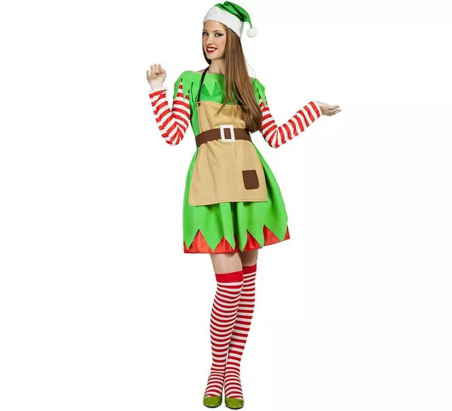 Translation missing: pt-PT.Disfraz de Elfa Navidad para mujer