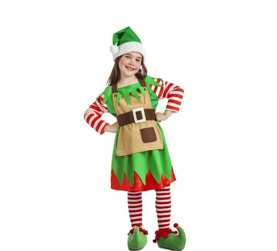 Translation missing: pt-PT.Disfraz de Elfa Navidad para niña