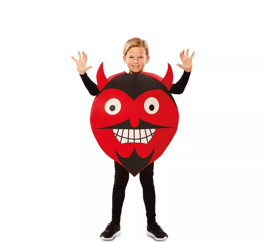 Translation missing: pt-PT.Disfraz de Emoticono Diablo para niños